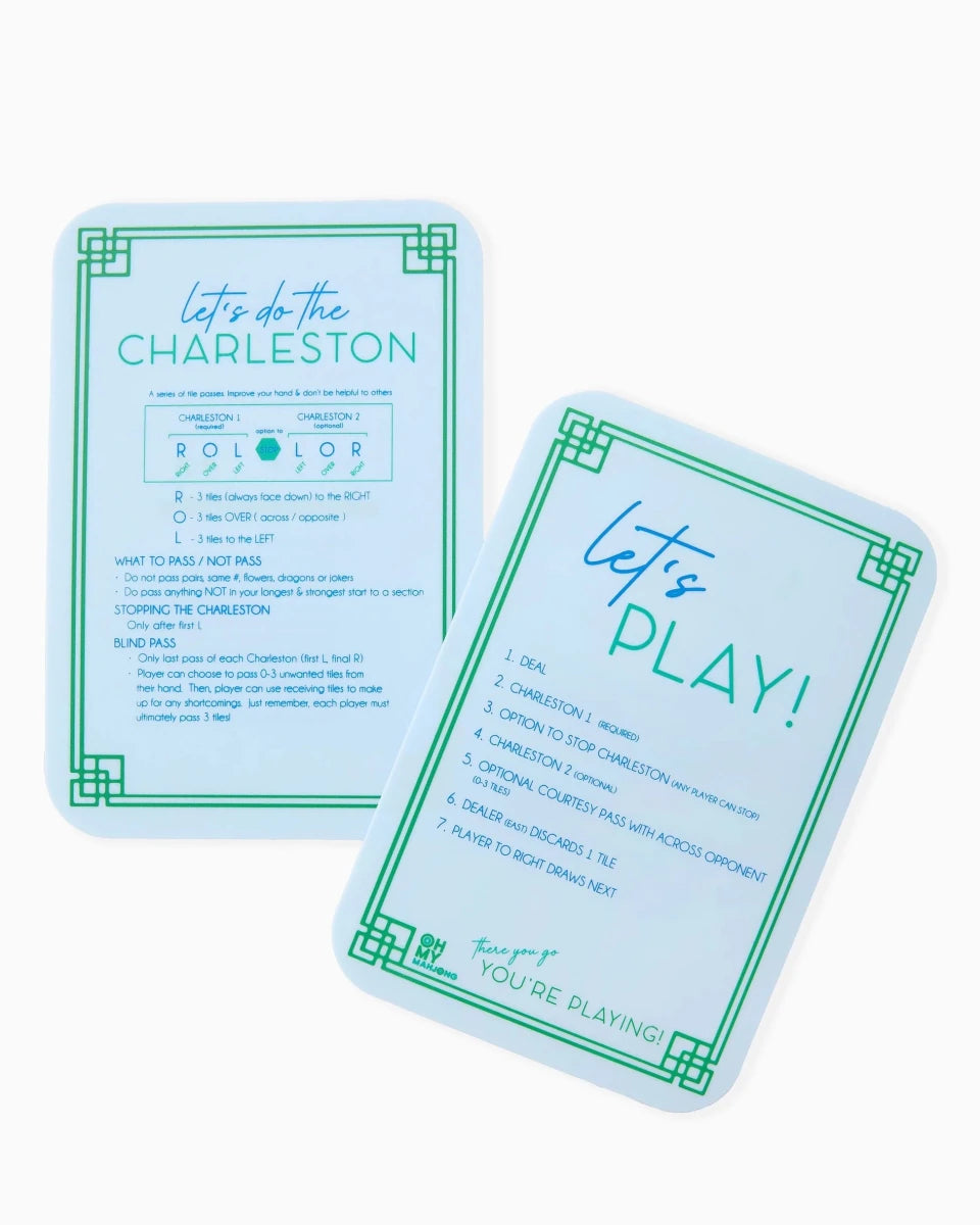 Light Blue Mahjong Shufflers | Oh My Mahjong - Mahjong Shufflers - Jimberly's Boutique - Olive Branch - Mississippi