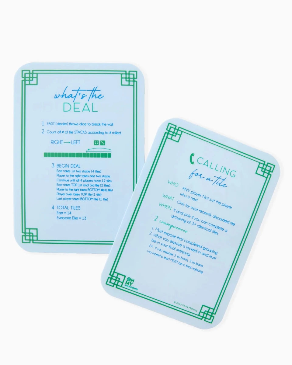 Light Blue Mahjong Shufflers | Oh My Mahjong - Mahjong Shufflers - Jimberly's Boutique - Olive Branch - Mississippi