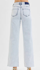 Light Wash High Rise Wide Leg Jeans | Risen - Barrel Jeans/Pants -Jimberly's Boutique-Olive Branch-Mississippi