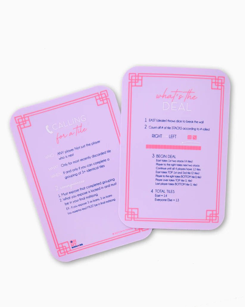Lilac Mahjong Shufflers | Oh My Mahjong PREORDER - Mahjong Shufflers - Jimberly's Boutique - Olive Branch - Mississippi