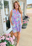 Lizzy Tank Dress - Lavender Paisley (S - 3X) - Casual Dress - Jimberly's Boutique - Olive Branch - Mississippi
