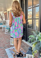 Lizzy Tank Dress - Mint/Pink Floral | Dear Scarlett - Dear Scarlett Wrinkle Free Dress - Jimberly's Boutique - Olive Branch - Mississippi