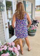 Lizzy Tank Dress - Royal Paisley (S - 3X) - Casual Dress - Jimberly's Boutique - Olive Branch - Mississippi