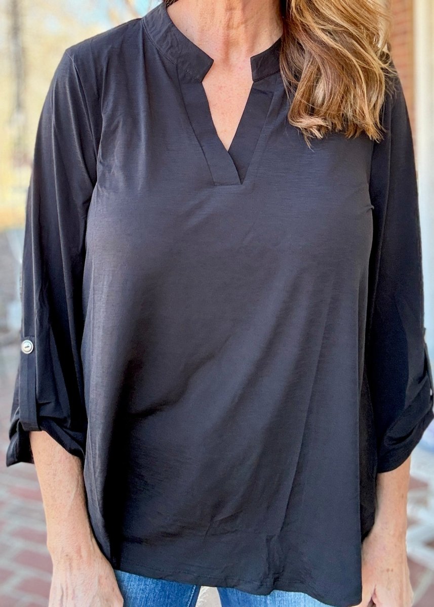Lizzy Top - Black - Jimberly's Boutique-Olive Branch-Mississippi