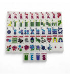 Lucky Charms Bright White Mahjong Tiles | Bespoke - Mahjong Tiles -Jimberly's Boutique-Olive Branch-Mississippi