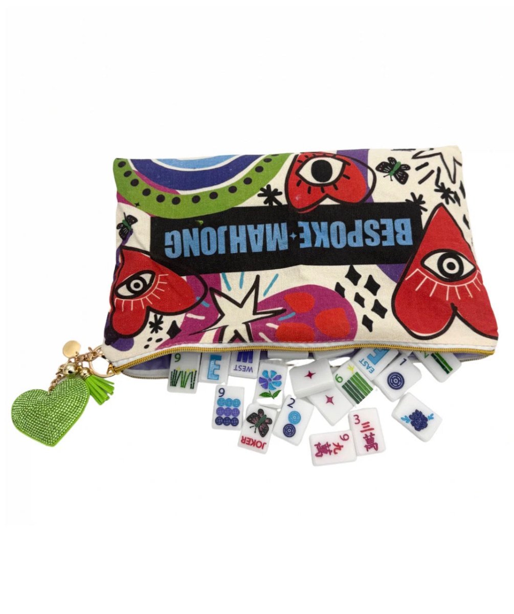 Lucky Charms Bright White Mahjong Tiles | Bespoke - Mahjong Tiles -Jimberly's Boutique-Olive Branch-Mississippi