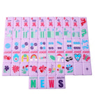 Lucky Charms French Lavender Mahjong Tiles | Bespoke - Mahjong Tiles -Jimberly's Boutique-Olive Branch-Mississippi