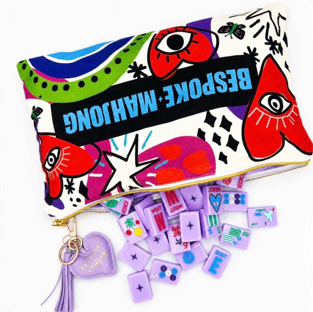 Lucky Charms French Lavender Mahjong Tiles | Bespoke - Mahjong Tiles -Jimberly's Boutique-Olive Branch-Mississippi