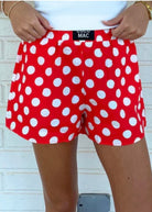 LULU MAC Boxer Shorts - Polka Dot - Red/White - boxers - Jimberly's Boutique - Olive Branch - Mississippi