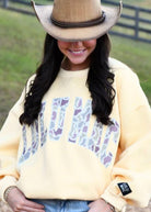 LULU MAC Camo Sweatshirt - Butter - LULU MAC Sweatshirt - Jimberly's Boutique - Olive Branch - Mississippi