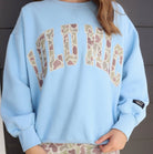 LULU MAC Camo Sweatshirt - Lt Blue - LULU MAC Sweatshirt -Jimberly's Boutique-Olive Branch-Mississippi