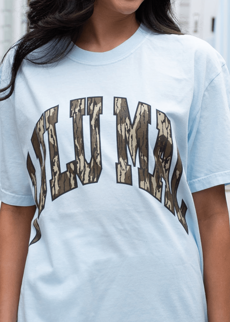 LULU MAC | Chambray | Mossy Oak Tree | Short Sleeve - LULU MAC Short Sleeve - Jimberly's Boutique - Olive Branch - Mississippi