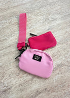 Lulu Mac Double Pouch Wristlets - Pink/Light Pink - LULU MAC Wristlet - Jimberly's Boutique - Olive Branch - Mississippi