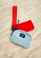 Lulu Mac Double Pouch Wristlets - Red/Light Blue - LULU MAC Wristlet - Jimberly's Boutique - Olive Branch - Mississippi