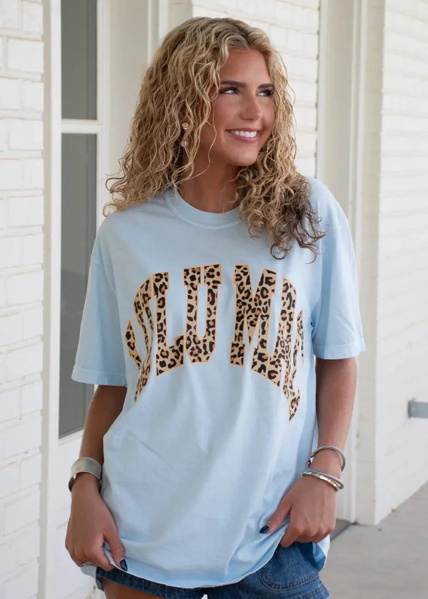 LULU MAC | Leopard | Chambray | Short Sleeve - LULU MAC Short Sleeve - Jimberly's Boutique - Olive Branch - Mississippi