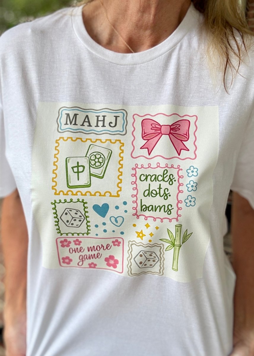 MAHJ Mania Graphic Tee - Graphic Tee -Jimberly's Boutique-Olive Branch-Mississippi