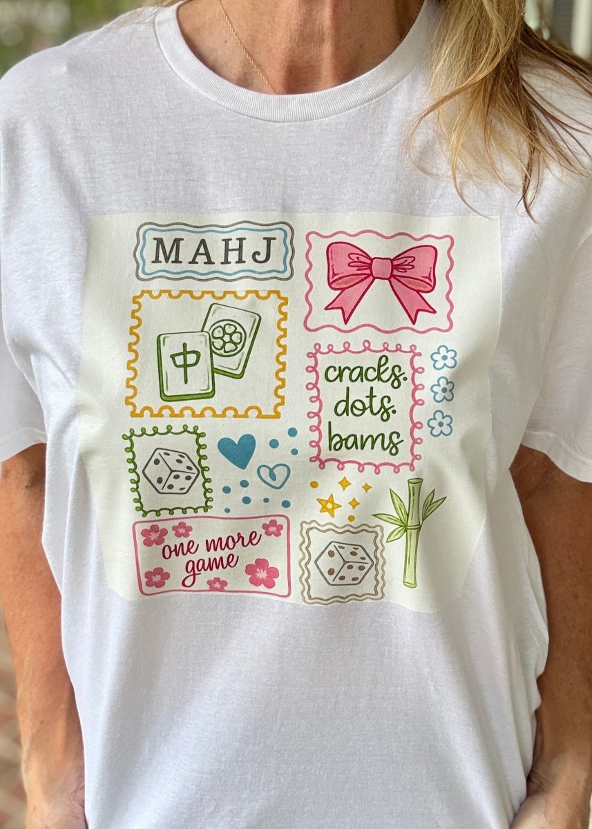 MAHJ Mania Graphic Tee - Graphic Tee -Jimberly's Boutique-Olive Branch-Mississippi