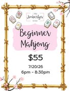 Mahjong - Beginner Class - Monday 7/20/26 - Mahjong Beginner -Jimberly's Boutique-Olive Branch-Mississippi