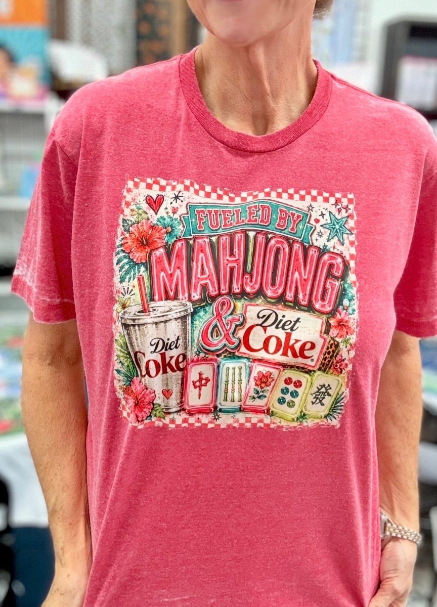 Mahjong & Diet Coke Graphic Tee - Graphic Tee -Jimberly's Boutique-Olive Branch-Mississippi
