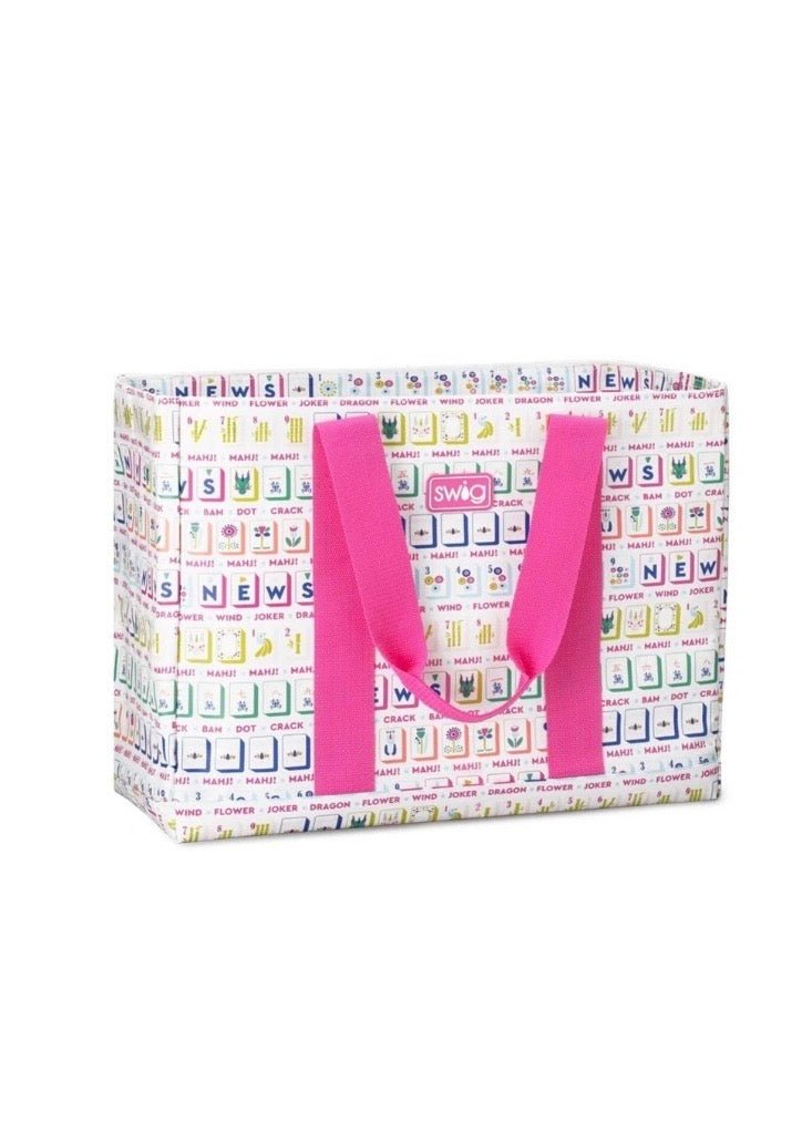 Mahjong Jumbo Tote Bag | Swig - Jimberly's Boutique-Olive Branch-Mississippi