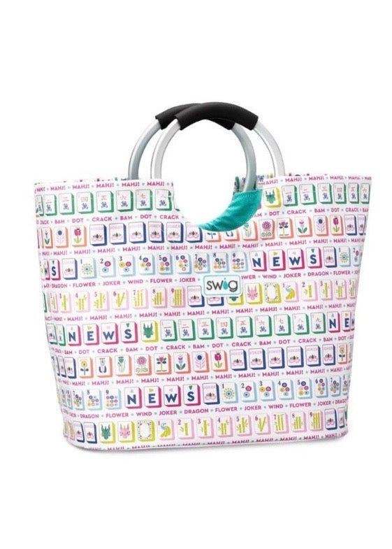 Mahjong Loopi Tote Bag - Tote bag -Jimberly's Boutique-Olive Branch-Mississippi