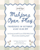 Mahjong Open Play | Thursday Nights in October - Mahjong Class -Jimberly's Boutique-Olive Branch-Mississippi