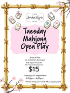 Mahjong Open Play | Tuesday Nights in September - Mahjong Class -Jimberly's Boutique-Olive Branch-Mississippi