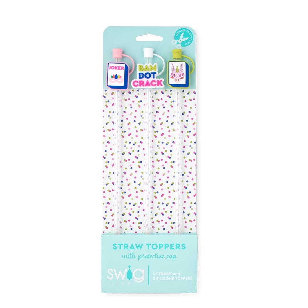 Mahjong Straw Topper Set | Swig - Straw topper -Jimberly's Boutique-Olive Branch-Mississippi