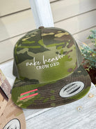 Make Heaven Crowded Camo Structured Trucker Cap/Hat - Trucker Cap - Jimberly's Boutique - Olive Branch - Mississippi
