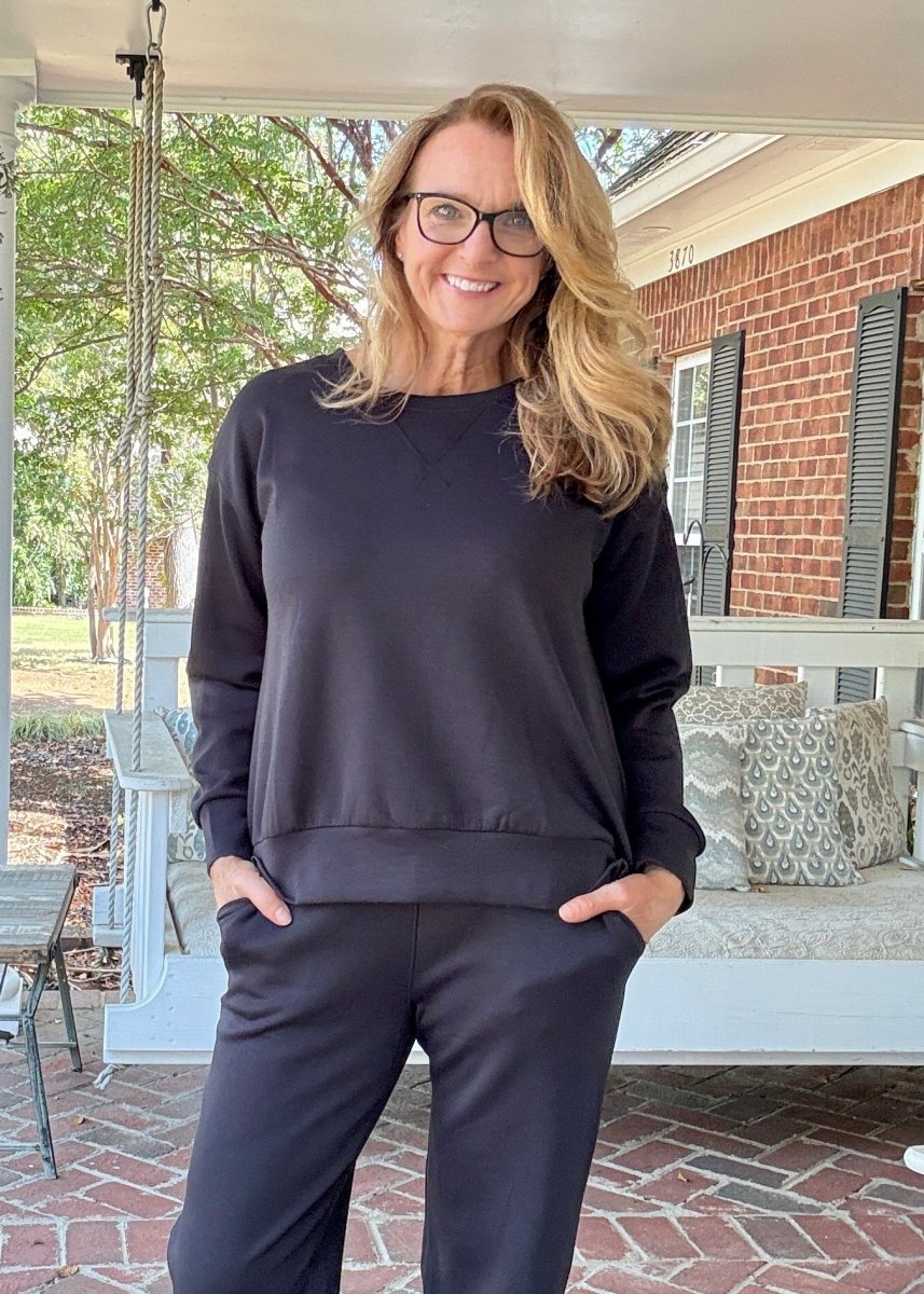 Malibu Set - Black | Dear Scarlett - jogger set - Jimberly's Boutique - Olive Branch - Mississippi