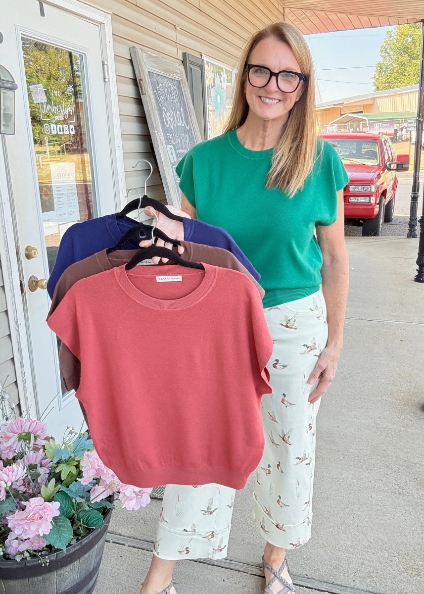 Mallard Print Cuffed Jeans - Jimberly's Boutique-Olive Branch-Mississippi