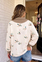 Mallard Print Tunic Top - Mallard Top -Jimberly's Boutique-Olive Branch-Mississippi