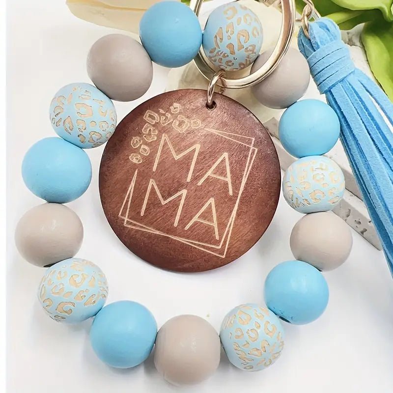 MAMA Beaded Keychain - keychain - Jimberly's Boutique - Olive Branch - Mississippi