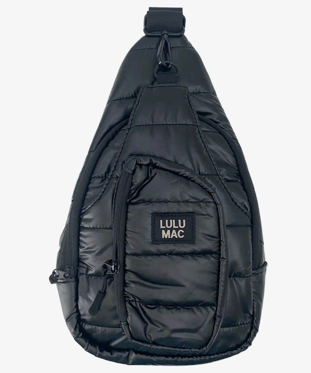 Matte Black Puffer Sling Bag | LULU MAC - Jimberly's Boutique-Olive Branch-Mississippi