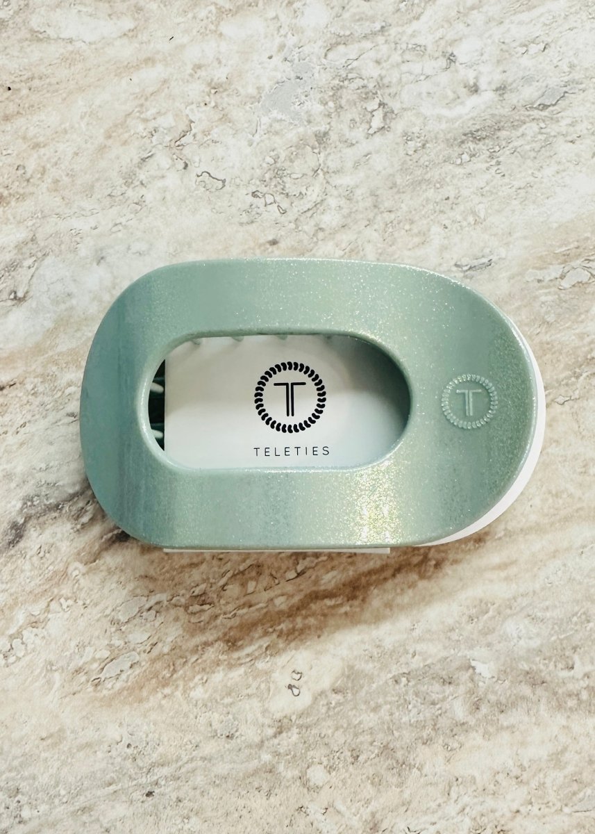 Medium Teleties Flat Oval Clip - Soft Surf - Teleties Flat Hair Clip - Jimberly's Boutique - Olive Branch - Mississippi