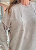 Melange Oversized Sweater - Ash Mocha - sweater - Jimberly's Boutique - Olive Branch - Mississippi