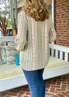 Memorable Moment Long Sleeve Top - Sage - Shirts & Tops - Jimberly's Boutique - Olive Branch - Mississippi