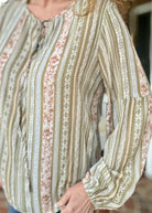 Memorable Moment Long Sleeve Top - Sage - Shirts & Tops - Jimberly's Boutique - Olive Branch - Mississippi