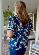 Midnight Botanica Top | Entro - Entro Top - Jimberly's Boutique - Olive Branch - Mississippi
