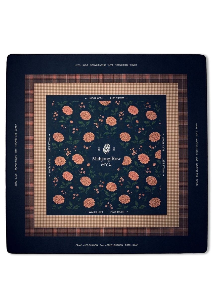 Midnight Garden Mahjong Mat | Mahjong Row and Co - Mahjong Mat -Jimberly's Boutique-Olive Branch-Mississippi