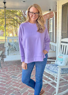 Millie Scuba Pullover - Lavender - pullover - Jimberly's Boutique - Olive Branch - Mississippi