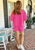 Mindy Ribbed Short Set - Rose | Zenana - short set - Jimberly's Boutique - Olive Branch - Mississippi