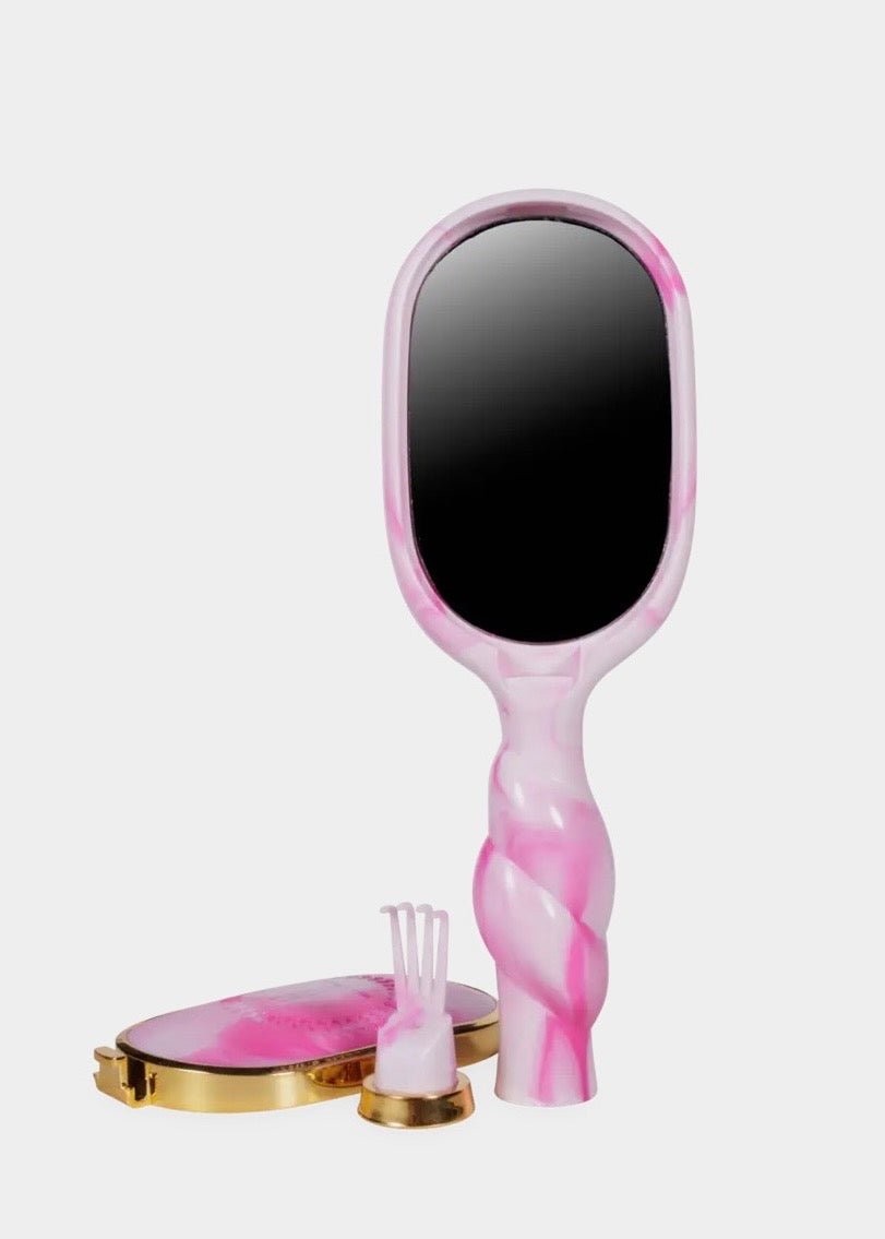Mini Boar Brush – Pinch Me Pink | TELETIES - Teleties Hair Brush -Jimberly's Boutique-Olive Branch-Mississippi