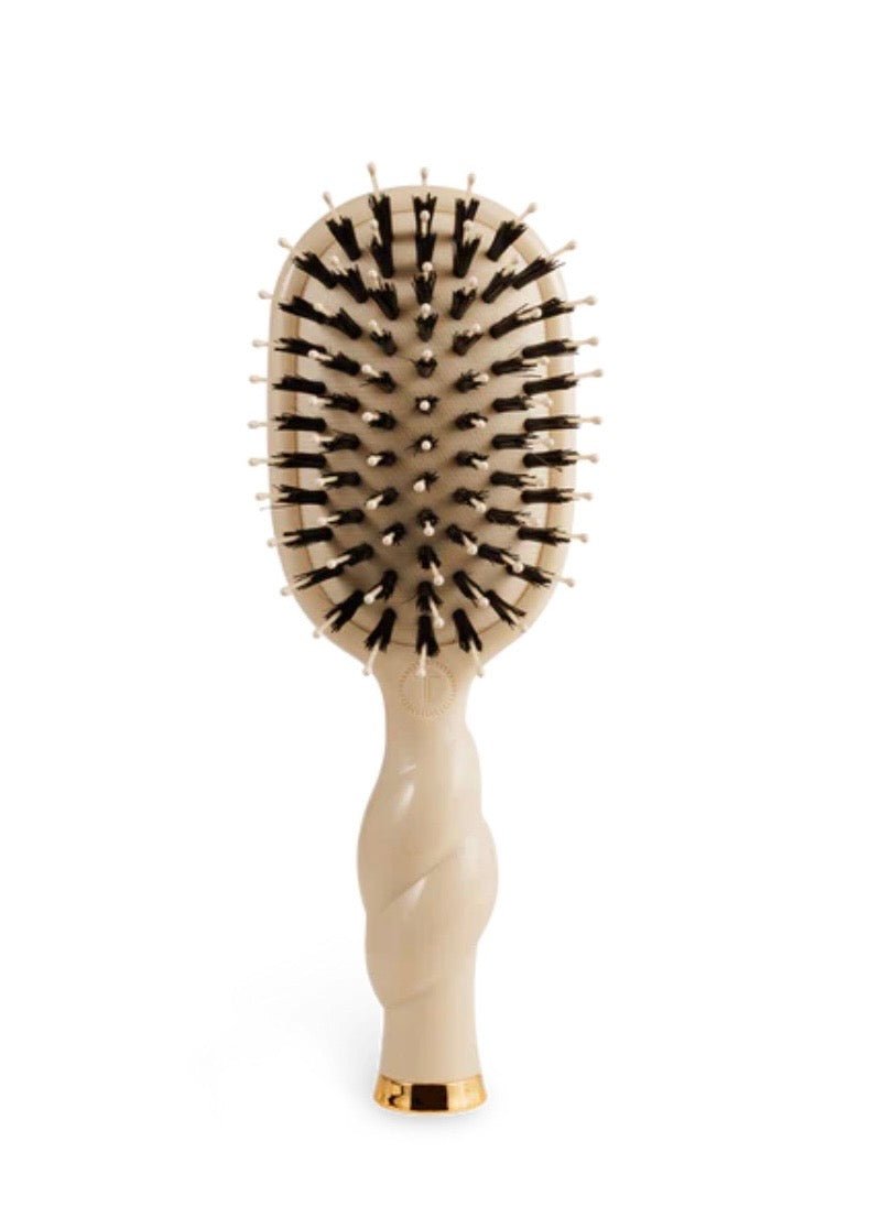 Mini Boar Brush – Tan | TELETIES - Teleties Hair Brush - Jimberly's Boutique - Olive Branch - Mississippi