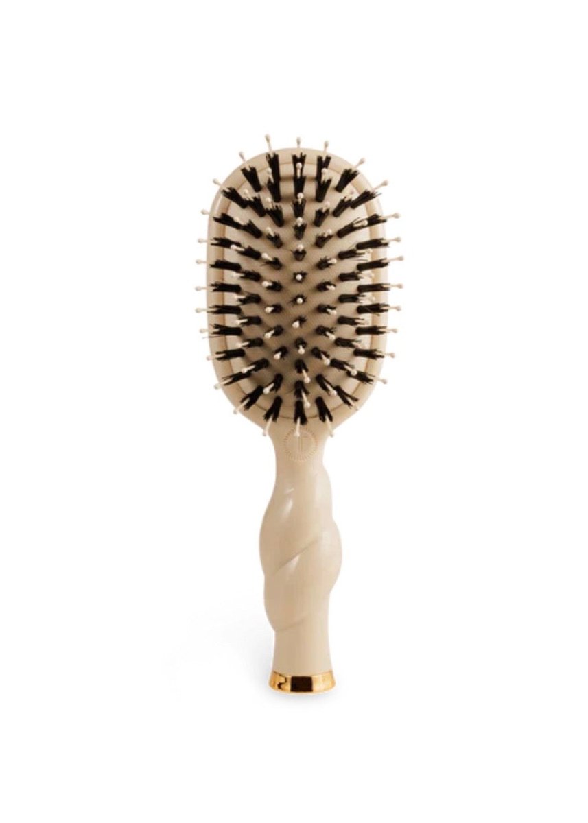 Mini Boar Brush – Tan | TELETIES - Teleties Hair Brush - Jimberly's Boutique - Olive Branch - Mississippi