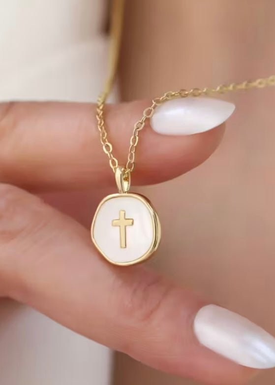 Mini Cross Pendant Necklace - Necklace - Jimberly's Boutique - Olive Branch - Mississippi