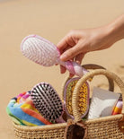 Mini Detangler Brush For Medium Hair - Pinch Me Pink - Teleties Hair Brush -Jimberly's Boutique-Olive Branch-Mississippi