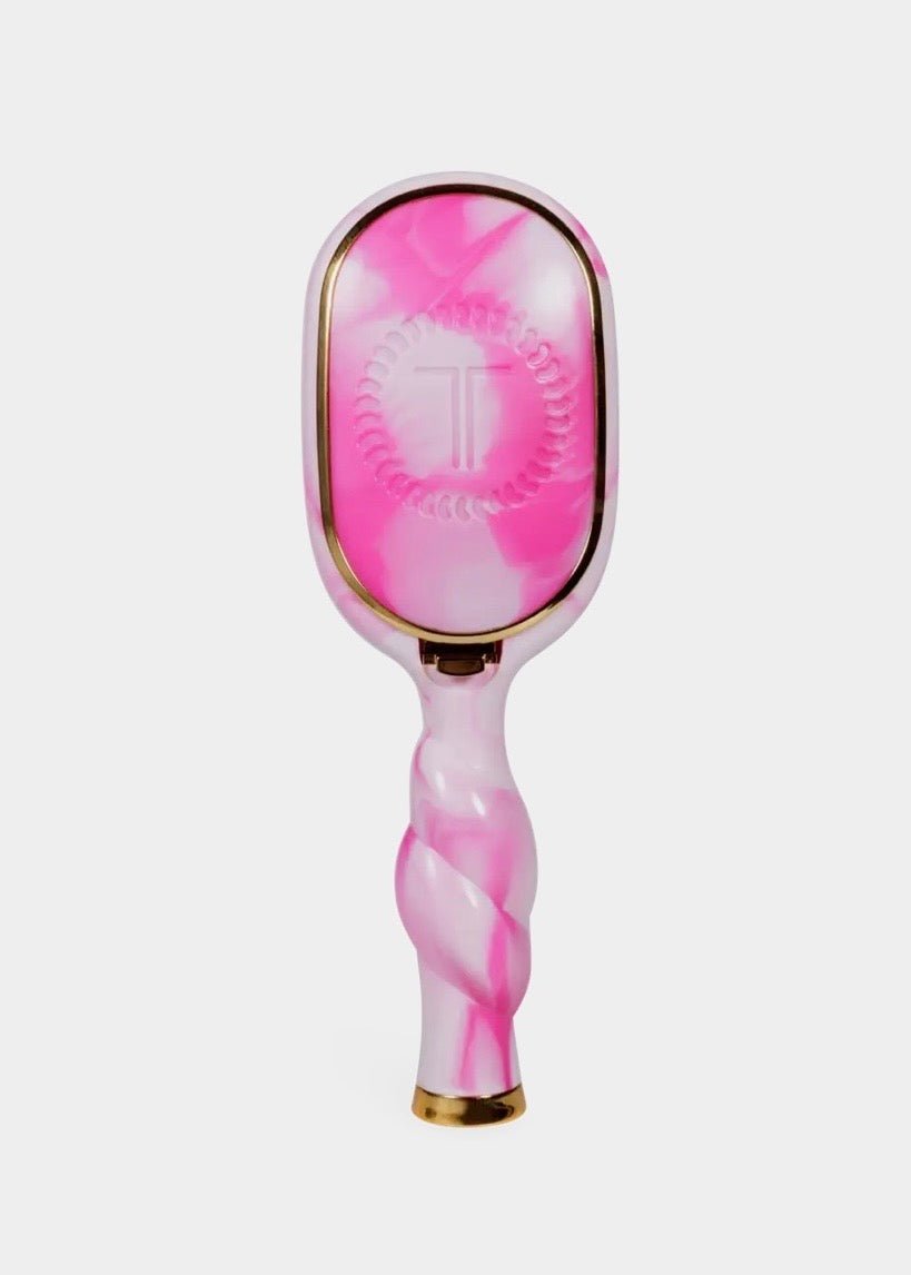 Mini Detangler Brush For Medium Hair - Pinch Me Pink - Teleties Hair Brush -Jimberly's Boutique-Olive Branch-Mississippi