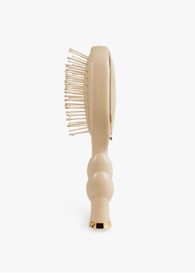 Mini Detangler Brush For Medium Hair - Tan - Teleties Hair Brush - Jimberly's Boutique - Olive Branch - Mississippi