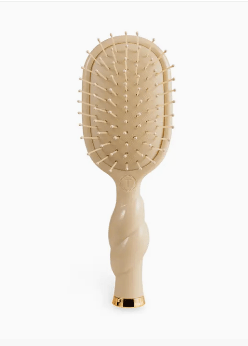 Mini Detangler Brush For Medium Hair - Tan - Teleties Hair Brush - Jimberly's Boutique - Olive Branch - Mississippi